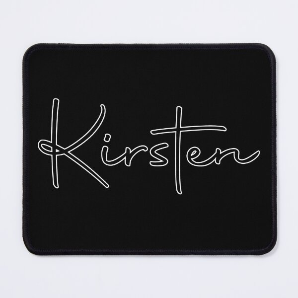 Item preview, Kirsten Cursive Name Label (Black) designed and sold by NafilNafiz.