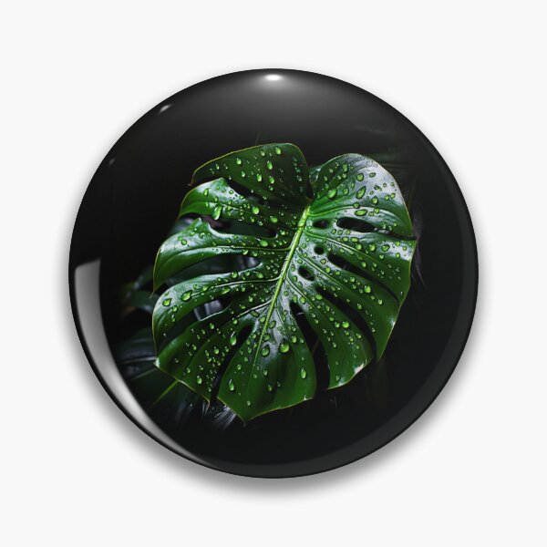 Item preview, Monstera with dew  designed and sold by BloodRubyz.