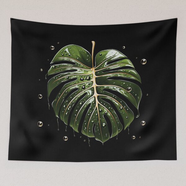 Item preview, Monstera in gold  designed and sold by BloodRubyz.