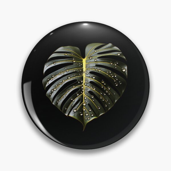 Item preview, Monstera in gold  designed and sold by BloodRubyz.