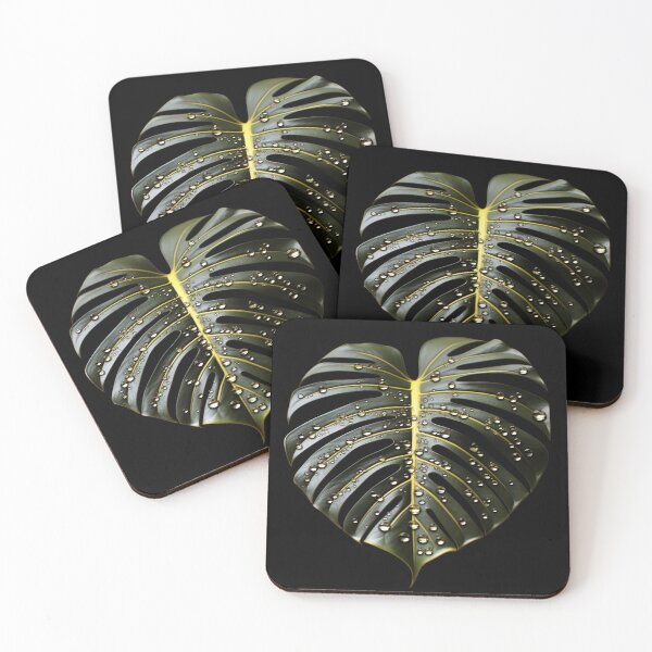 Item preview, Monstera in gold  designed and sold by BloodRubyz.
