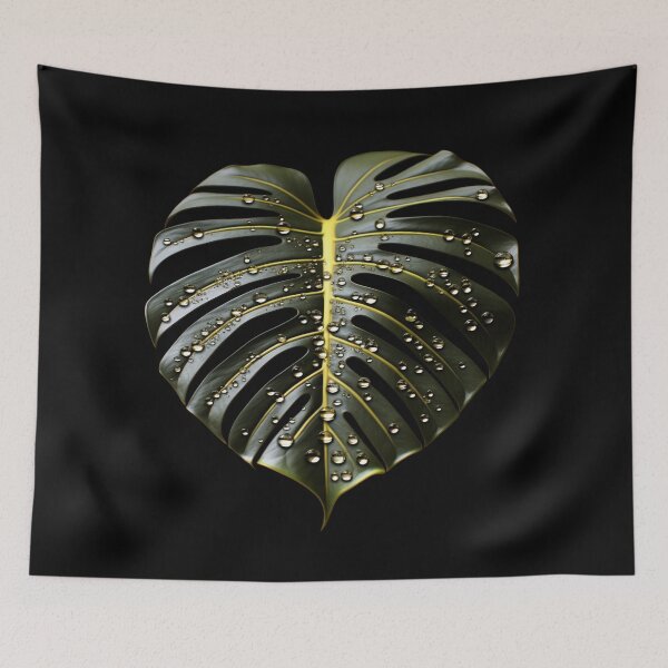 Item preview, Monstera in gold  designed and sold by BloodRubyz.