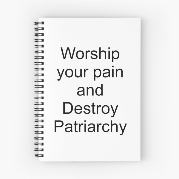 Item preview, Worship your pain and destry patriarchy designed and sold by Fangirlsleep.