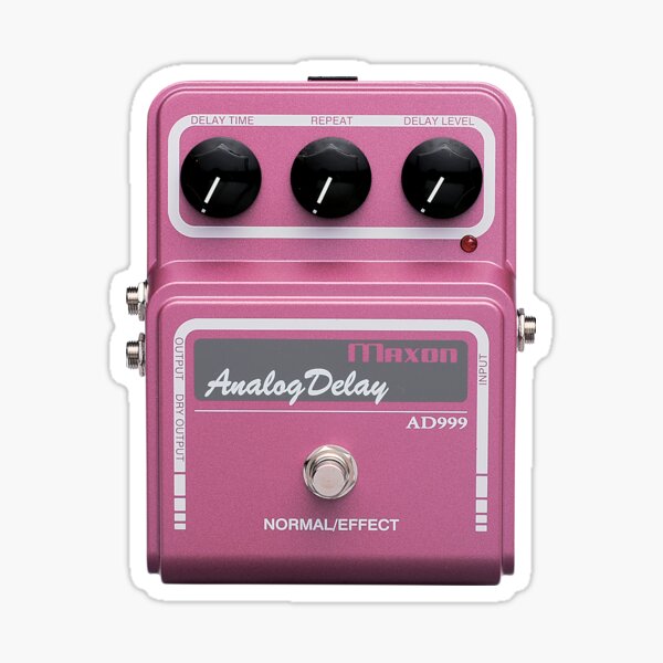 Maxon AD999 Analog Delay Sticker