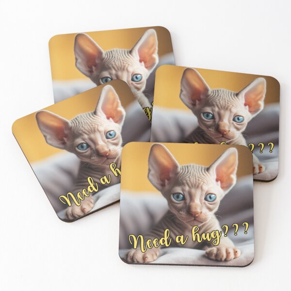 Item preview, Adorable Sphynx Cat (Kitten) designed and sold by M-BelovedPrints.