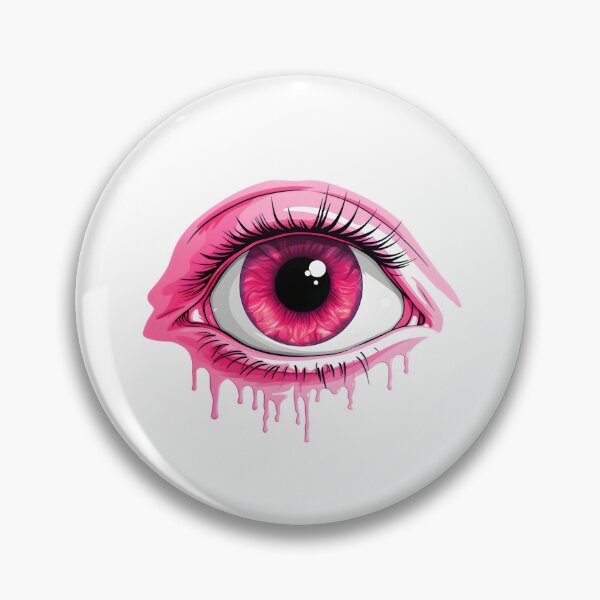 Item preview, pink eye designed and sold by MiddleKlin.