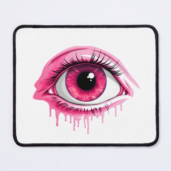 Item preview, pink eye designed and sold by MiddleKlin.