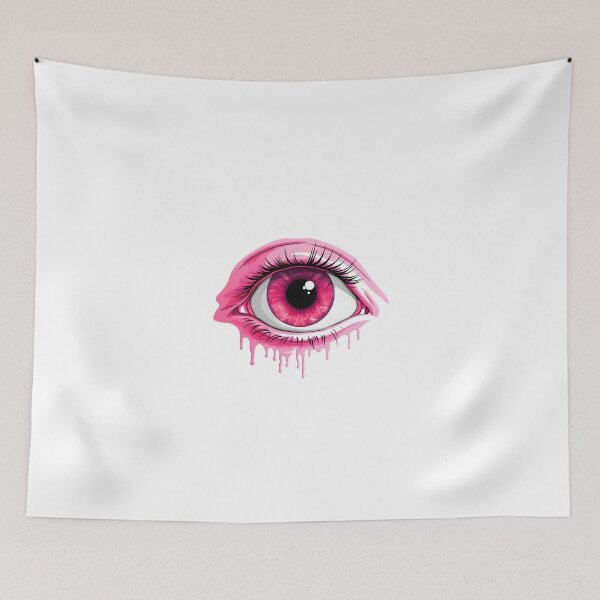 Item preview, pink eye designed and sold by MiddleKlin.