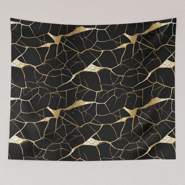 Item preview, Kintsugi AI Art, Japanese art of repairing broken pottery. designed and sold by Desborough2302.