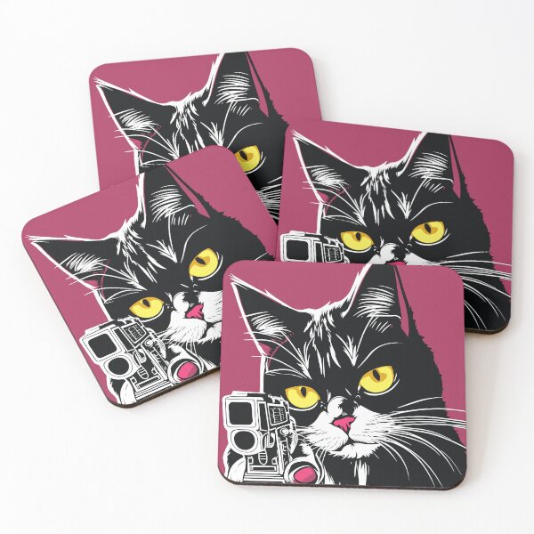 Item preview, Cat with a gun- Make my day! designed and sold by Bianca-Design.