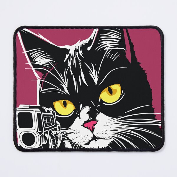 Item preview, Cat with a gun- Make my day! designed and sold by Bianca-Design.