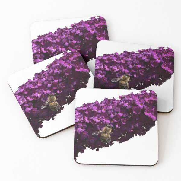 Item preview, Bee on Butterfly Bush designed and sold by RPoli3.