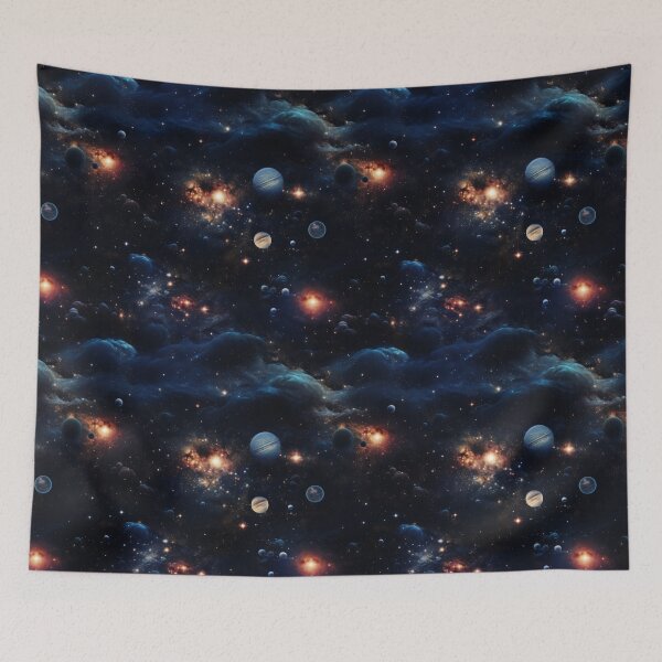 Item preview, Planets,  AI Art, Imaginary image of a far away galaxy. designed and sold by Desborough2302.