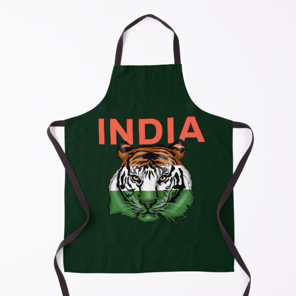 Item preview, THE TIGER OF INDIA FLAG designed and sold by La Loca.