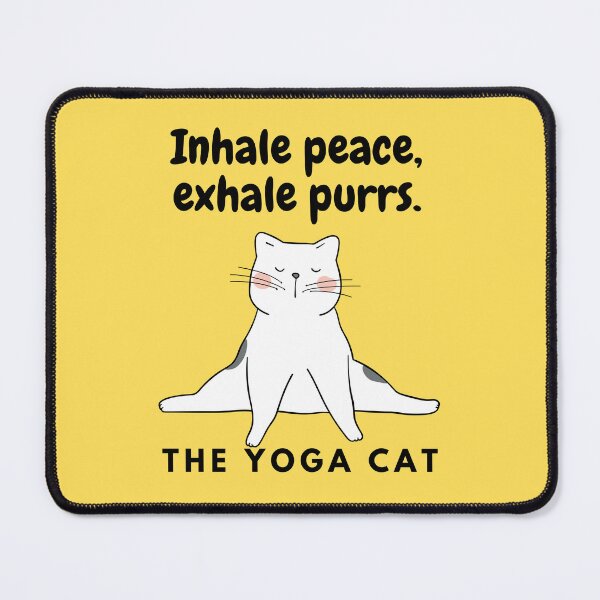 Item preview, Cat Stretching Yoga, Cat Doing Yoga designed and sold by Mariana Piana.