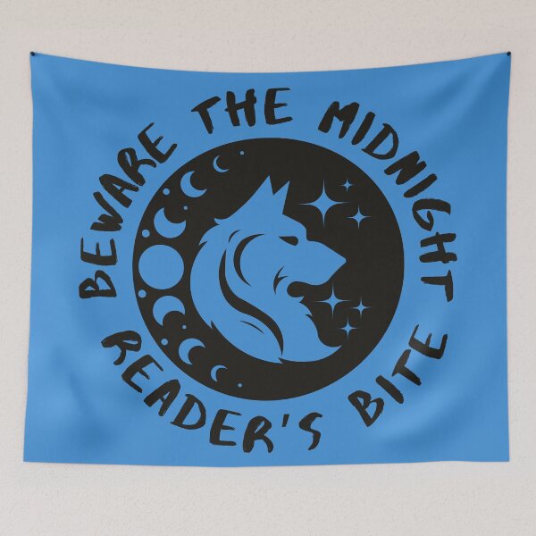 Item preview, Beware The Midnight Reader's Bite (Blue) designed and sold by Megurix.