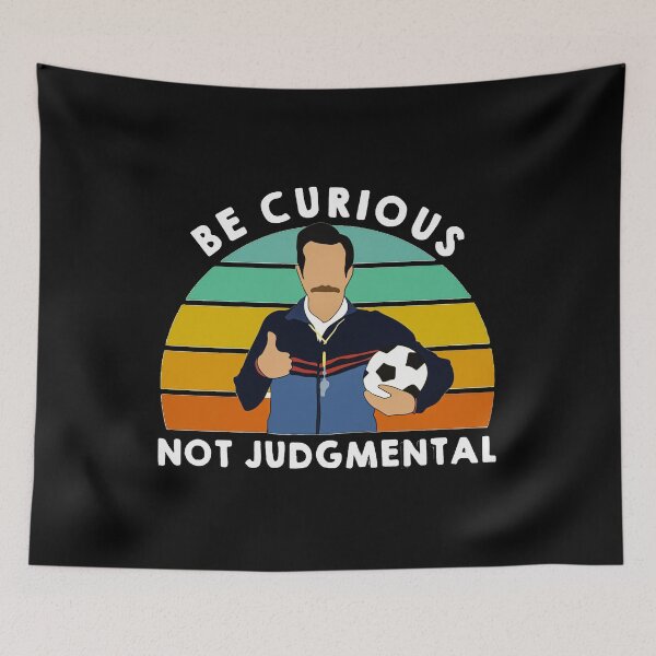 Item preview, Funny Be Curious Not Judgemental Gym Quote - Motivational Workout Fitness Inspirational Quote designed and sold by Jesticker.