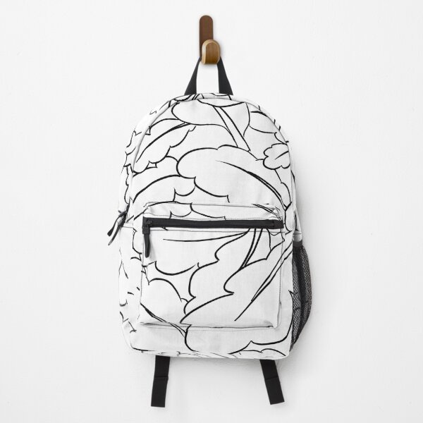 Item preview, Oak leaves simple white pattern designed and sold by Perke8.