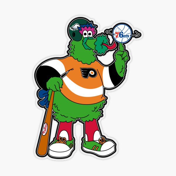 Phillie Phanatic All Sports Sticker for Sale by robotghost