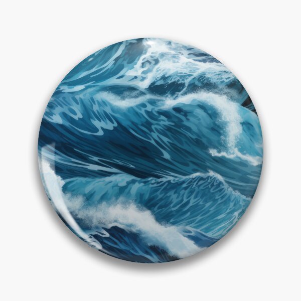 Item preview, Dive into Digital Serenity: Ocean Waves AI Art Collection designed and sold by Desborough2302.