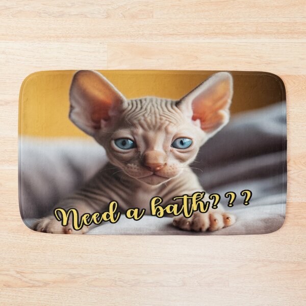 Item preview, Adorable Sphynx Cat (Kitten) designed and sold by M-BelovedPrints.