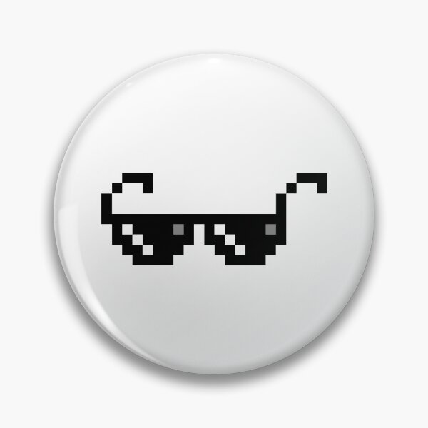 Item preview, thug life glasses pixel art designed and sold by BashPIXIE.