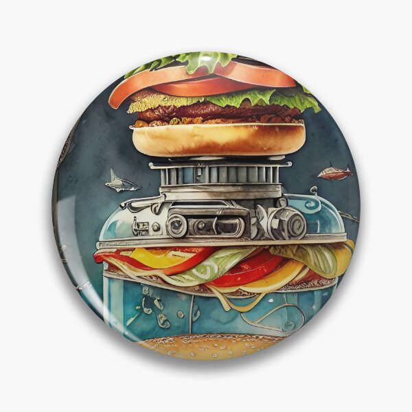 Item preview, Hamburger, hungry, snack, kids, children, delicious, sea, ocean, pirate designed and sold by Cyber Kids.