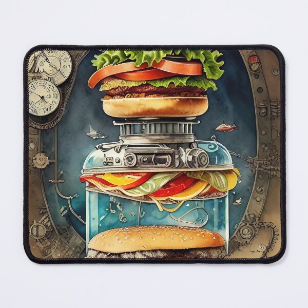 Item preview, Hamburger, hungry, snack, kids, children, delicious, sea, ocean, pirate designed and sold by Cyber Kids.