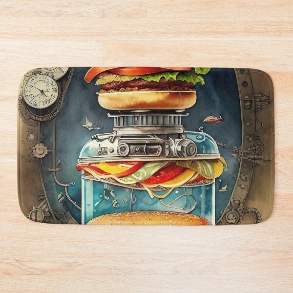 Item preview, Hamburger, hungry, snack, kids, children, delicious, sea, ocean, pirate designed and sold by Cyber Kids.