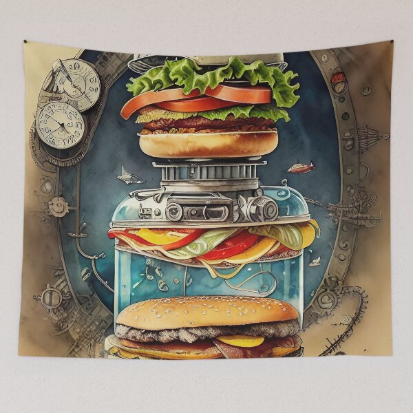Item preview, Hamburger, hungry, snack, kids, children, delicious, sea, ocean, pirate designed and sold by Cyber Kids.