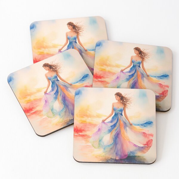 Item preview, Watercolour Dream Girl 3 designed and sold by Yontartov.