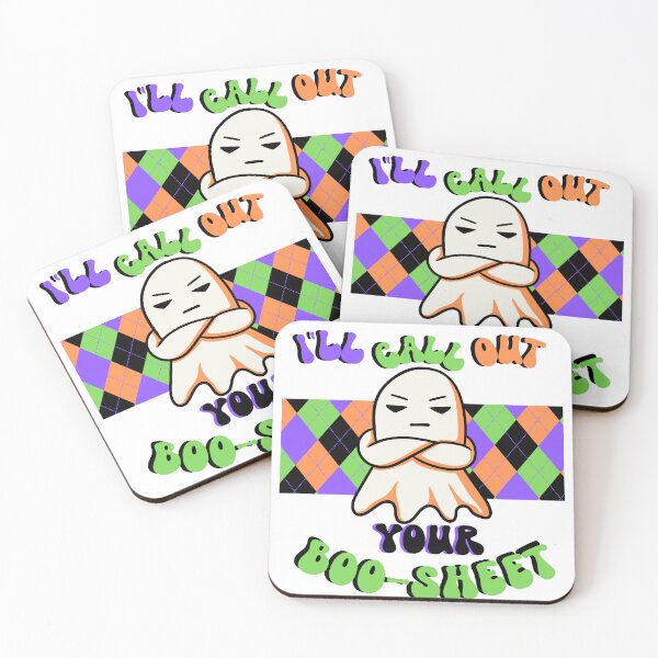 Item preview, I'll Call Out Your Boo-Sheet, Ghost halloween  designed and sold by Fr0mtheMachine.