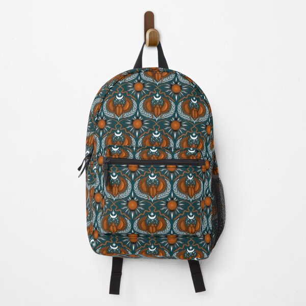 Item preview, Midnight Scarab - Deep aquamarine designed and sold by Carina Parry Studios.