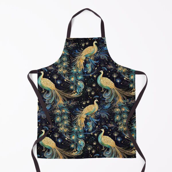 Item preview, Majestic Gold & Aqua Peacocks designed and sold by SukiCreatives.
