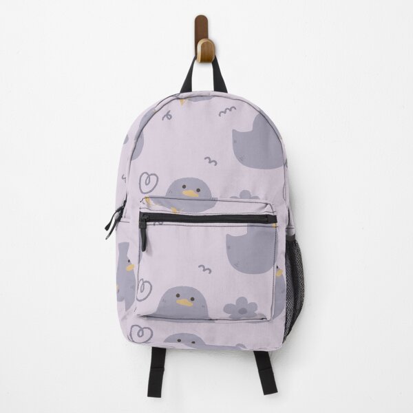 Item preview, cute purple duck rubber childish doodle baby shower pattern designed and sold by TNwandesignart.