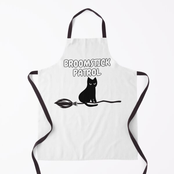 Item preview, Broomstick patrol cat designed and sold by FunkyMelon.