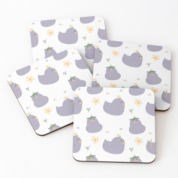 Item preview, cute purple duck rubber childish doodle baby shower pattern  designed and sold by TNwandesignart.