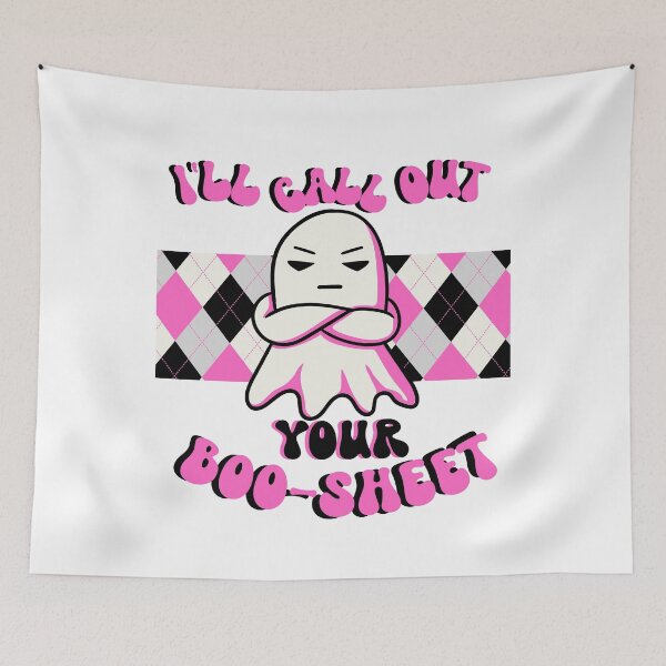 Item preview,  I'll Call Out Your Boo-Sheet, Ghost halloween  designed and sold by Fr0mtheMachine.
