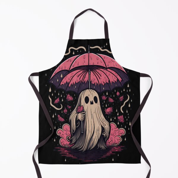 Item preview, Ghost holding a pink umbrella designed and sold by M-Y-A-R-T-.