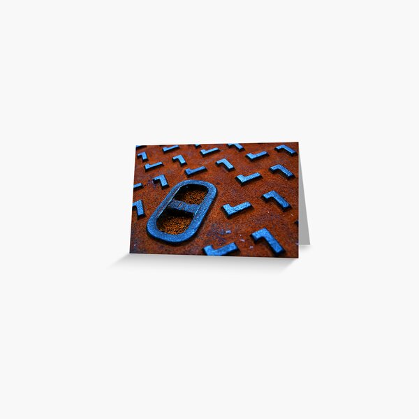 Rusty sewer Greeting Card