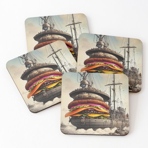 Item preview, Hamburger, hungry, snack, kids, children, delicious, sea, ocean, pirate designed and sold by Cyber Kids.