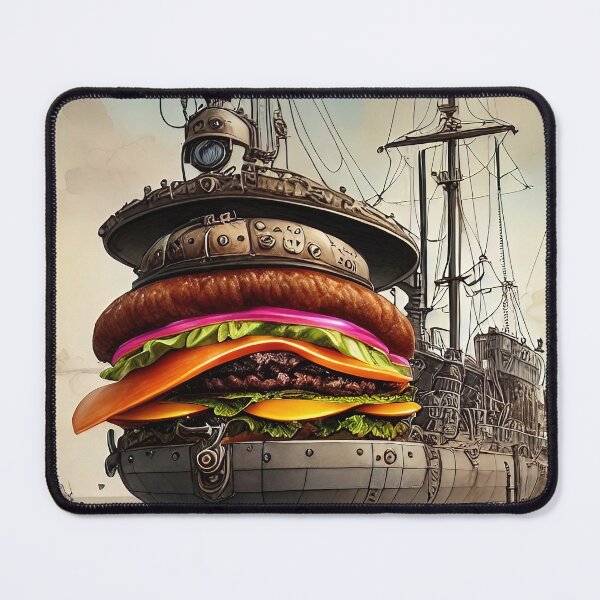 Item preview, Hamburger, hungry, snack, kids, children, delicious, sea, ocean, pirate designed and sold by Cyber Kids.