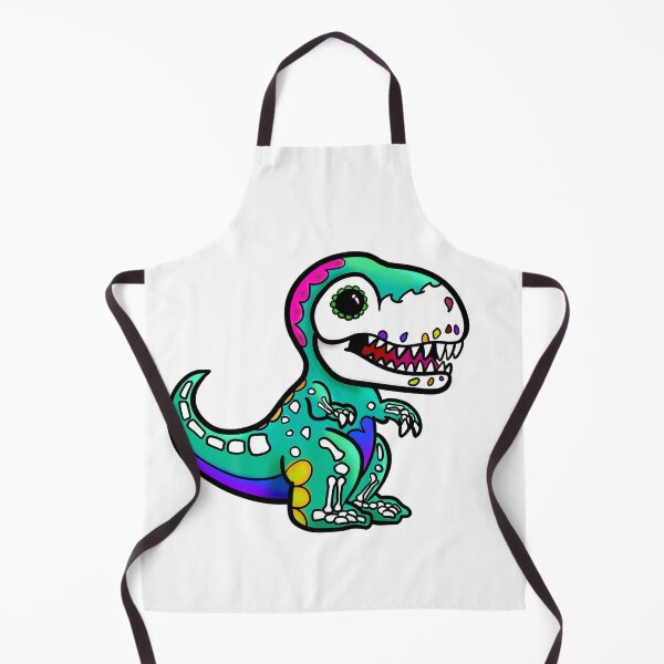 Item preview, Day of the Dead inspired Sugar Skull T-Rex designed and sold by Fr0mtheMachine.