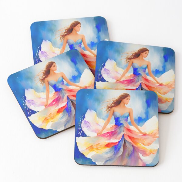 Item preview, Watercolour Dream Girl 4 designed and sold by Yontartov.