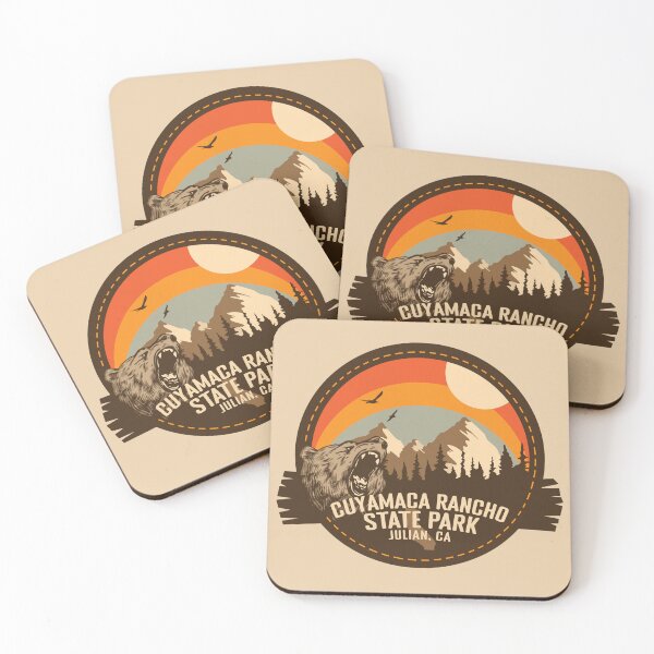 Item preview, Cuyamaca Rancho State Park California - CA Retro Souvenir Badge designed and sold by mountainfad.