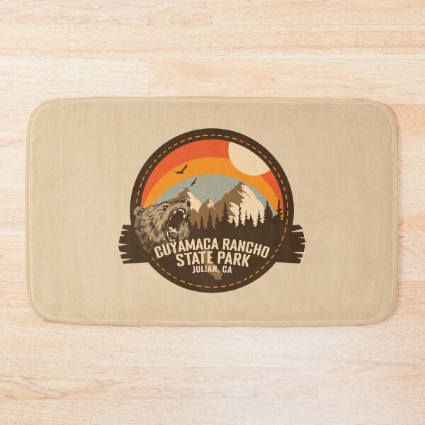 Item preview, Cuyamaca Rancho State Park California - CA Retro Souvenir Badge designed and sold by mountainfad.