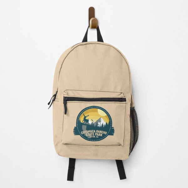 Vista previa del artículo con la obra «Cuyamaca Rancho State Park California - Insignia de recuerdo retro de CA», diseñado y vendido por mountainfad.