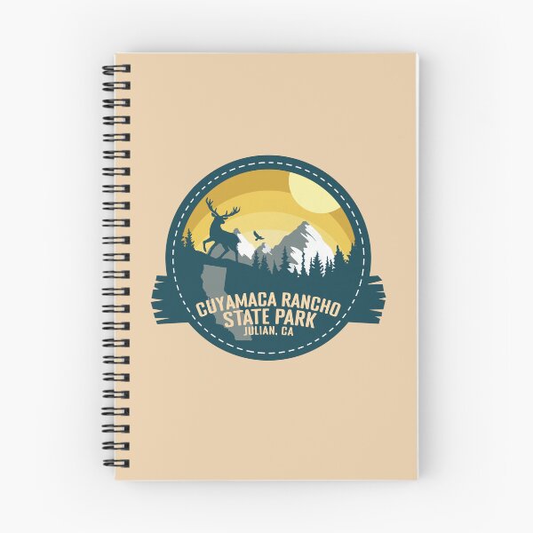 Item preview, Cuyamaca Rancho State Park California - CA Retro Souvenir Badge designed and sold by mountainfad.