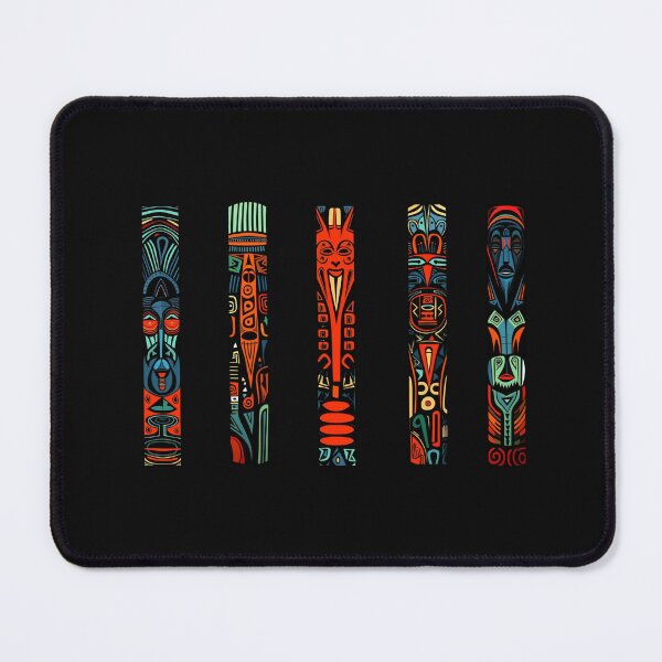 Item preview, Mystical Totems: A Fusion of Tribal Echoes and Digital Artistry designed and sold by FairX.