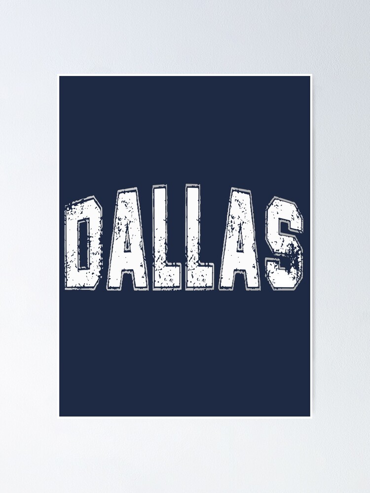 Dallas Cowboys Logo with Cowboys Name and Star NFL Die-cut MAGNET